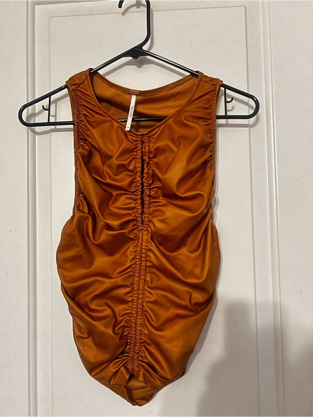 Free People Ride Along Ruched Crop Tank | medium